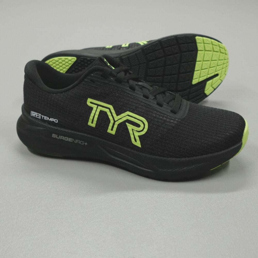 TYR SR-1 Tempo Running Shoes Women's Size 6.5 Athletic Black Sneakers